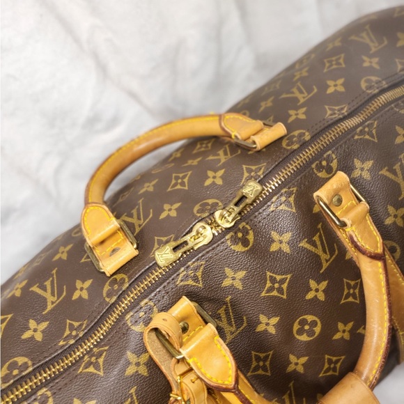 Authentic Louis Vuitton Keepall 50 bandouliere duffel travel bag - Picture 14 of 16